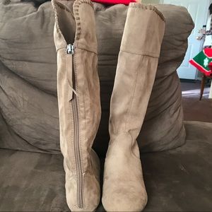 Girls Report Tall Tan Boots